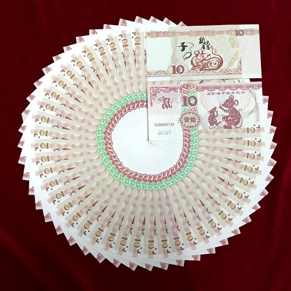 tiền 10dola macao hình con chuột